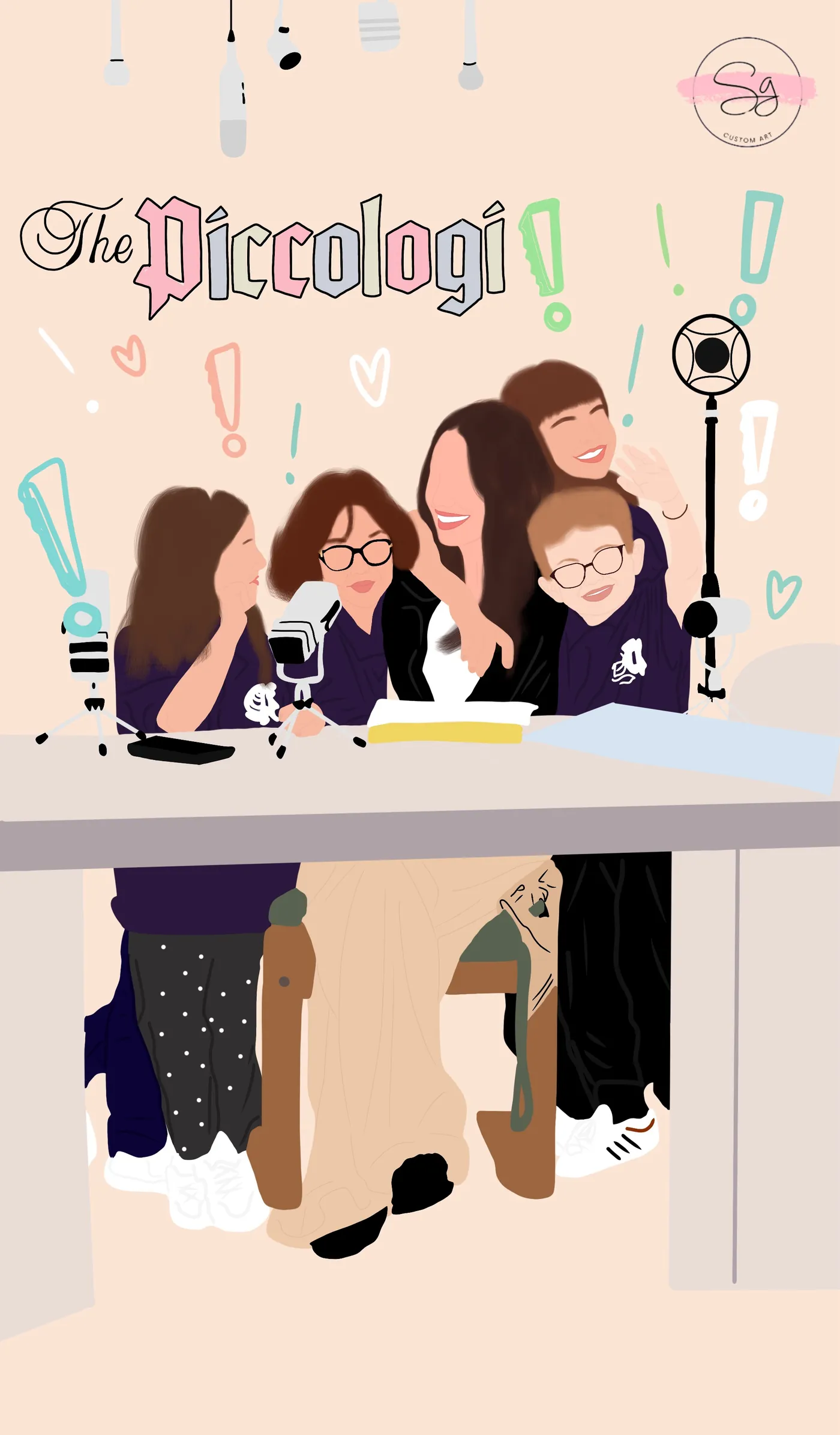 Illustrazione personalizzata per il brand Happy Smile